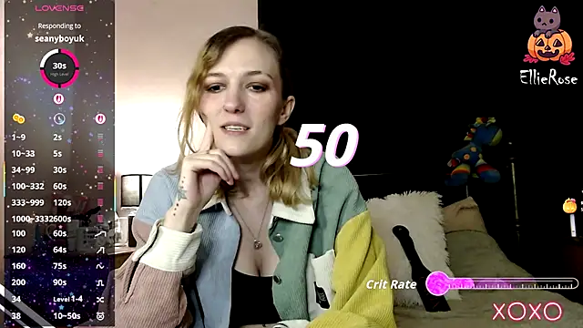 Snapshot of EllieeRose chatting on October 27, 2025, 2:48 am EllieeRose online show from October 27, 2025, 2:48 am