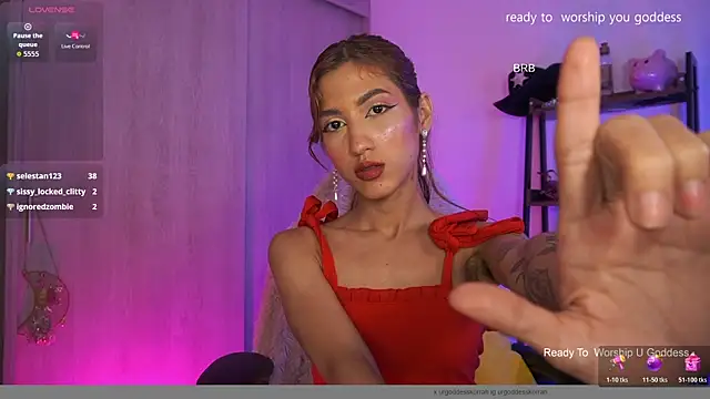 MissKorah online show from July 10, 2026, 11:18 pm