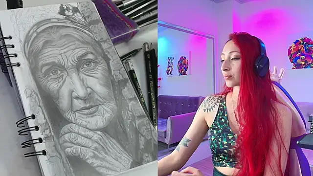 Snapshot of Vermelha_Gremory_ chatting on February 8, 2025, 1:32 am Vermelha Gremory  online show from February 8, 2025, 1:32 am