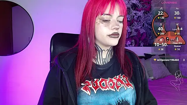 Snapshot of LilithMadness chatting on January 23, 2025, 3:37 am LilithMadness online show from January 23, 2025, 3:37 am