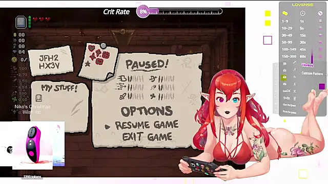 Snapshot of NikkoTyan chatting on December 31, 2024, 9:42 am NikkoTyan online show from December 31, 2024, 9:42 am