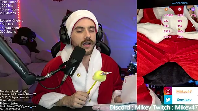 Mikev online show from December 1, 2025, 7:08 pm