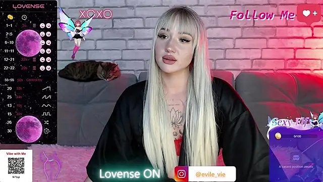 Eva Evile online show from February 9, 2025, 12:41 pm