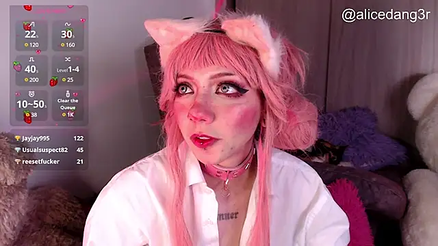 Alicedangerrr online show from March 14, 2025, 8:53 am