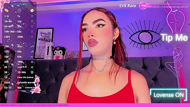 Babyenderlyn online show from November 8, 2025, 1:55 pm