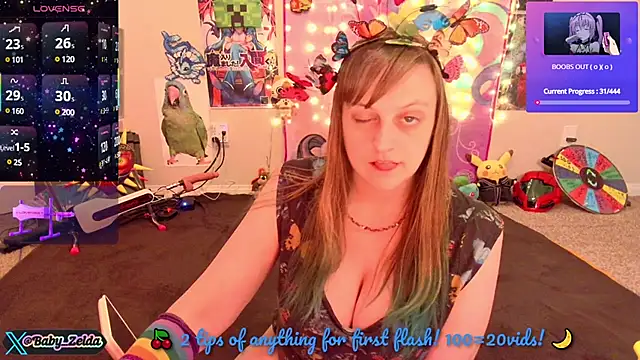 BabyZelda online show from March 23, 2025, 8:26 am