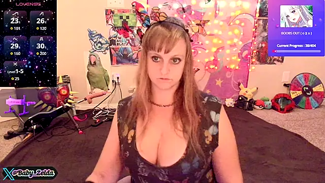 BabyZelda online show from October 1, 2025, 10:10 am
