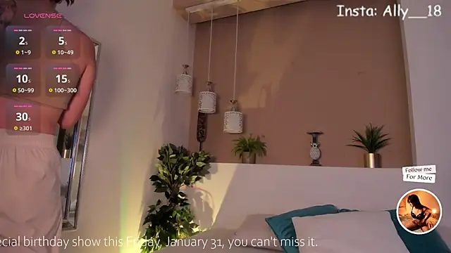 Ally addams online show from January 29, 2025, 3:33 am