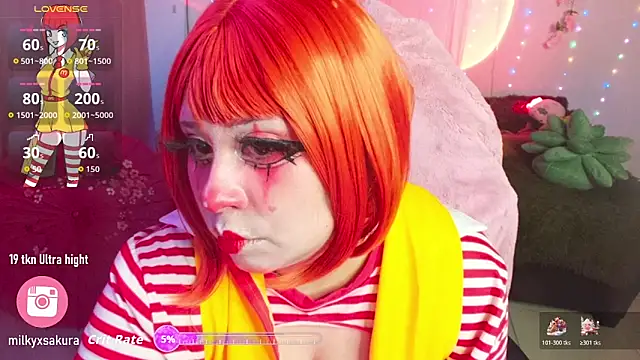 MilkyXSakura online show from December 20, 2025, 12:07 am