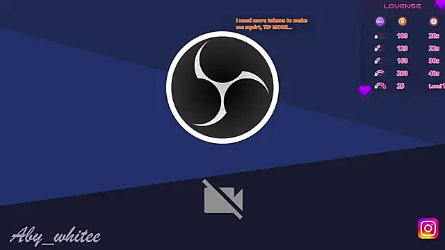 AbyWhitee online show from October 18, 2025, 12:57 am