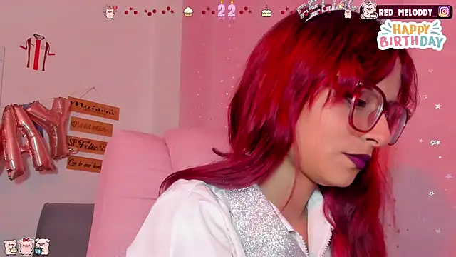 RedMeloddy online show from July 18, 2026, 10:24 pm