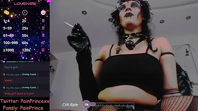 pain princee online show from January 13, 2025, 9:09 pm