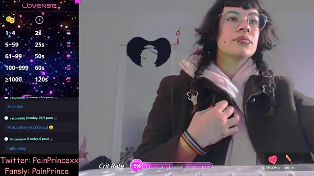 pain princee online show from January 16, 2025, 2:41 pm