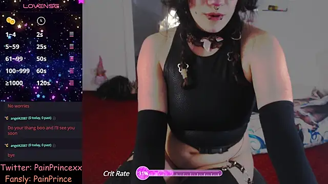 pain princee online show from January 16, 2025, 5:44 pm