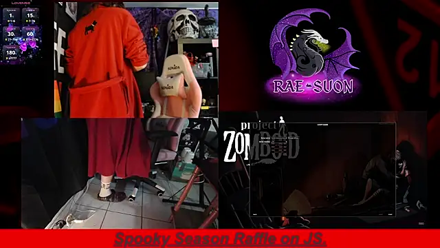 Rae-Suon online show from October 29, 2025, 10:11 pm