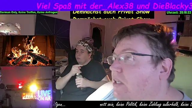 der alex38 online show from February 15, 2026, 7:10 pm