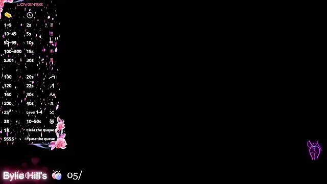 Bylie Hills online show from October 6, 2025, 9:23 pm