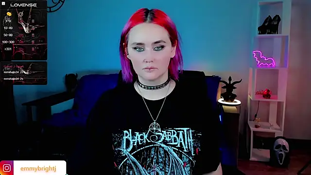 Snapshot of Emmybrightj_ chatting on January 23, 2025, 7:43 am Emmybrightj online show from January 23, 2025, 7:43 am