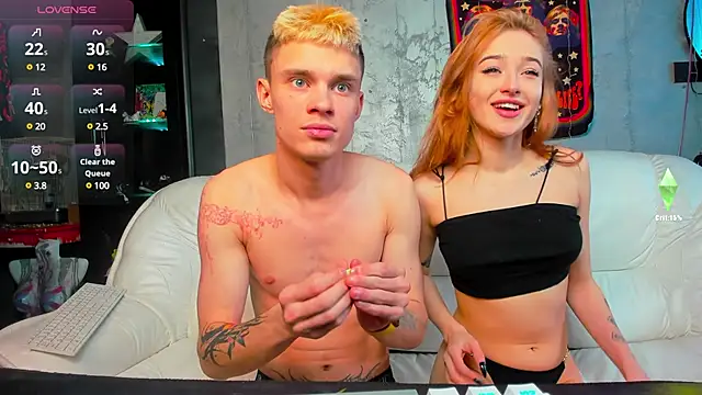 Snapshot of eva_and_adam1 chatting on February 22, 2025, 10:51 am eva and adam1 online show from February 22, 2025, 10:51 am