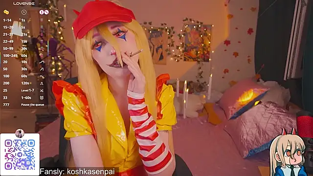 koshkasenpai online show from October 25, 2025, 5:19 pm