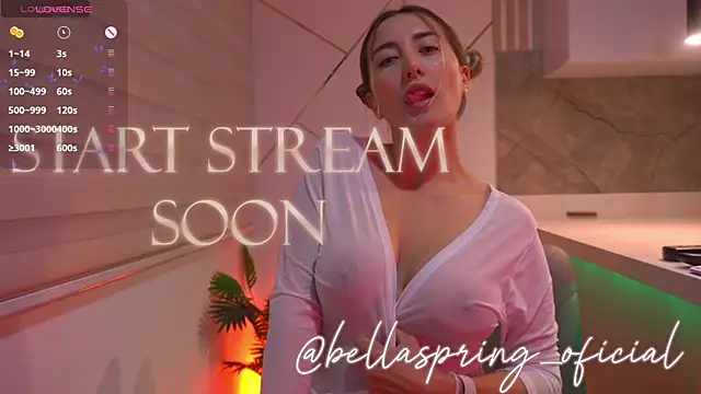 b3llaspringg online show from February 25, 2026, 10:52 pm