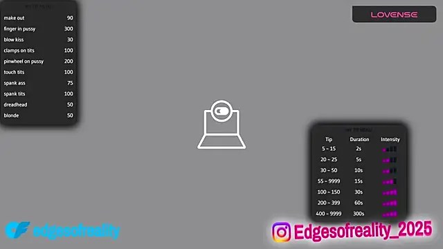 Snapshot of EdgesOfReality chatting on November 17, 2025, 12:22 pm EdgesOfReality online show from November 17, 2025, 12:22 pm