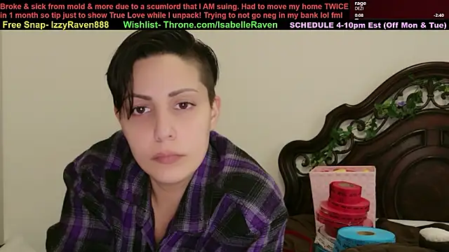 IsabelleRaven online show from March 10, 2026, 6:24 pm