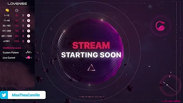 Snapshot of MissTheaCamille chatting on February 9, 2025, 12:28 am MissTheaCamille online show from February 9, 2025, 12:28 am