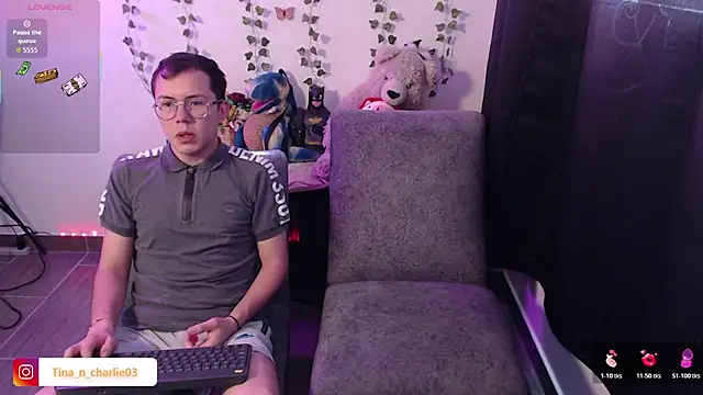 Tina 4 Charlie online show from February 13, 2026, 3:19 pm