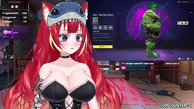 LewdKira VT online show from March 9, 2025, 12:20 pm