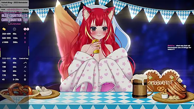 LewdKira VT online show from October 2, 2025, 1:51 pm