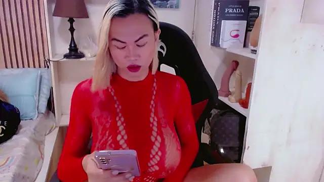 Snapshot of BustyBigBoobsHugeCockTS chatting on February 18, 2025, 1:10 am BustyBigBoobsHugeCockTS online show from February 18, 2025, 1:10 am