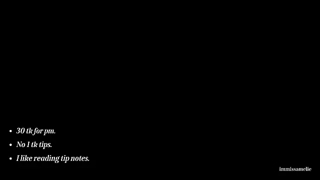 ImMissAmelie online show from October 26, 2025, 11:53 pm