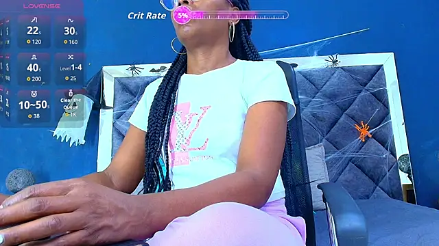 ebony  jheim online show from October 23, 2025, 12:04 pm