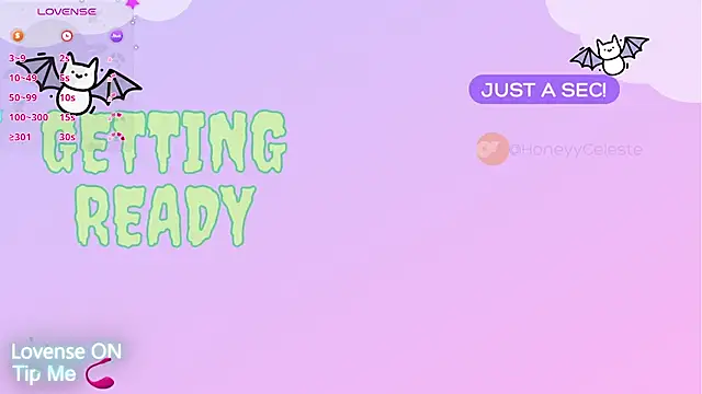 HoneyyCeleste online show from October 15, 2025, 7:58 pm