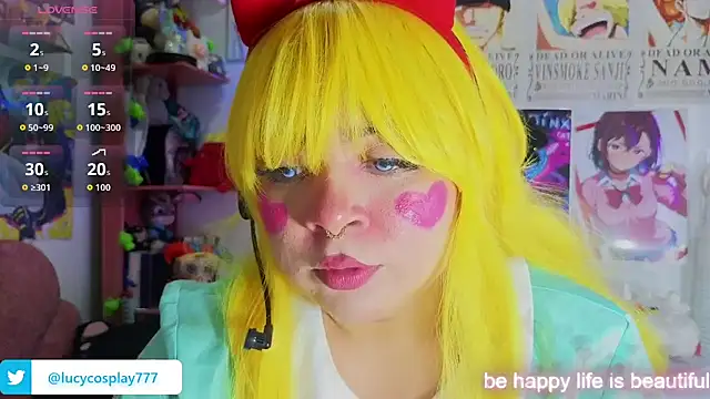 Snapshot of Lucycosplay777 chatting on July 9, 2026, 3:16 pm Lucycosplay777 online show from July 9, 2026, 3:16 pm
