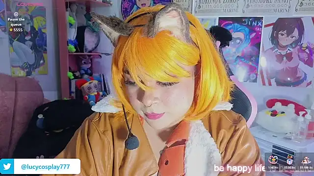 Snapshot of Lucycosplay777 chatting on July 14, 2026, 5:18 pm Lucycosplay777 online show from July 14, 2026, 5:18 pm