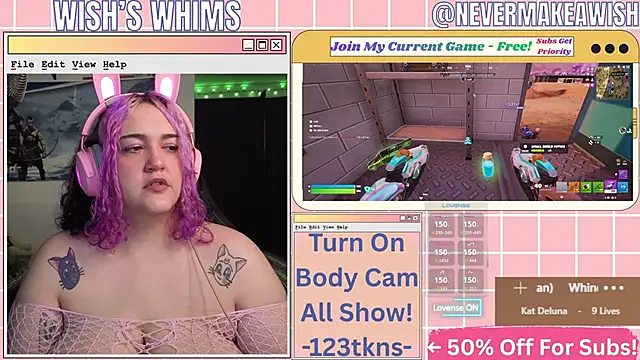 nevermakeawish online show from May 16, 2026, 10:36 am