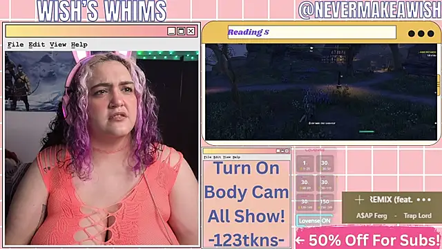 nevermakeawish online show from July 15, 2026, 9:58 am