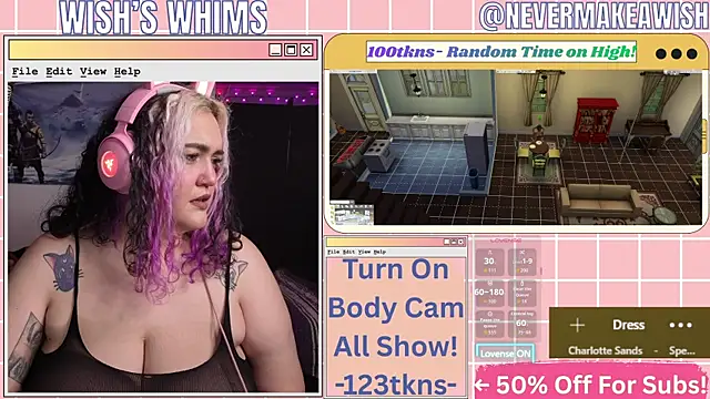 nevermakeawish online show from July 17, 2026, 9:38 am