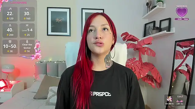 Angel Blck online show from February 17, 2026, 1:29 pm