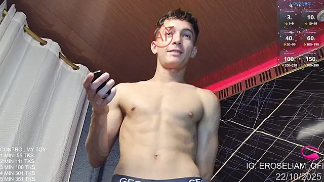 eroseliam online show from October 22, 2025, 6:18 pm