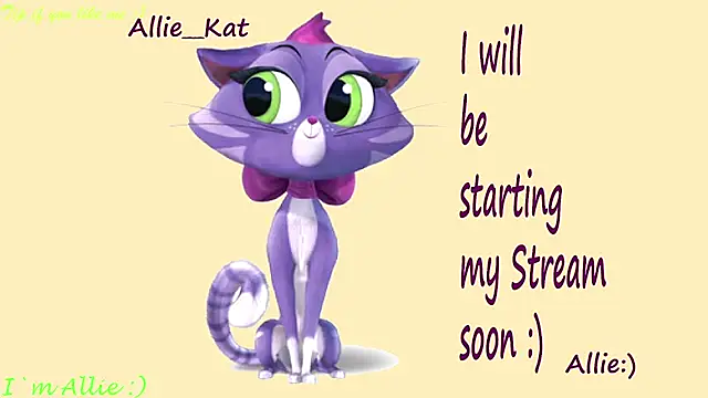 Snapshot of Allie_Kat chatting on May 31, 2026, 1:40 pm Allie Kat online show from May 31, 2026, 1:40 pm