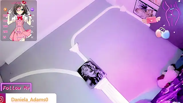 Snapshot of Daniela-AdamsXx chatting on October 22, 2025, 9:03 pm Daniela-AdamsXx online show from October 22, 2025, 9:03 pm