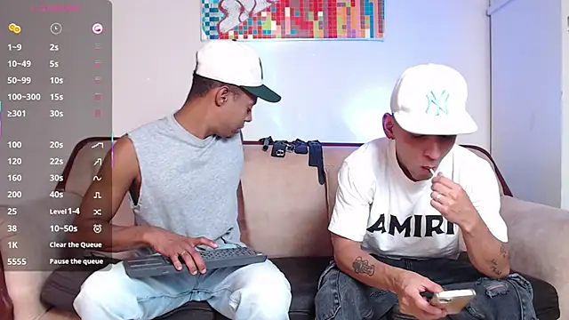 SpicyBoys X online show from March 23, 2026, 7:40 pm