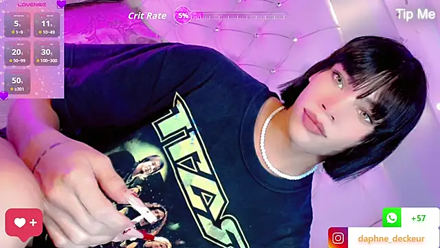 Daphnne XXX online show from November 25, 2025, 7:36 pm