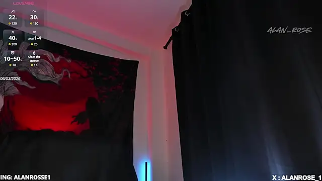 AlanRose01 online show from March 7, 2026, 12:35 pm