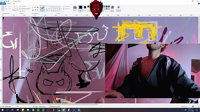 Snapshot of 3v1l chatting on November 13, 2025, 10:36 am 3v1l online show from November 13, 2025, 10:36 am