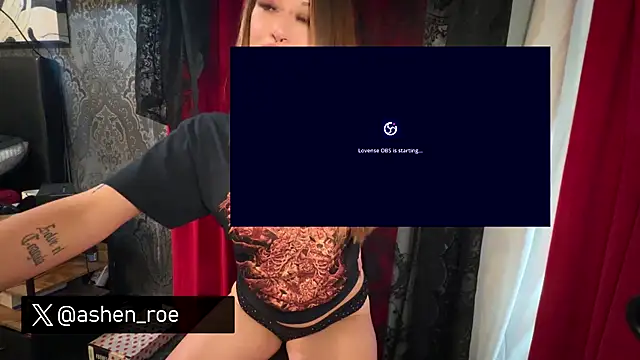 AshenRoe online show from March 1, 2026, 12:12 am