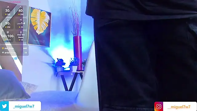   Miguel7w7 online show from January 8, 2026, 7:38 pm